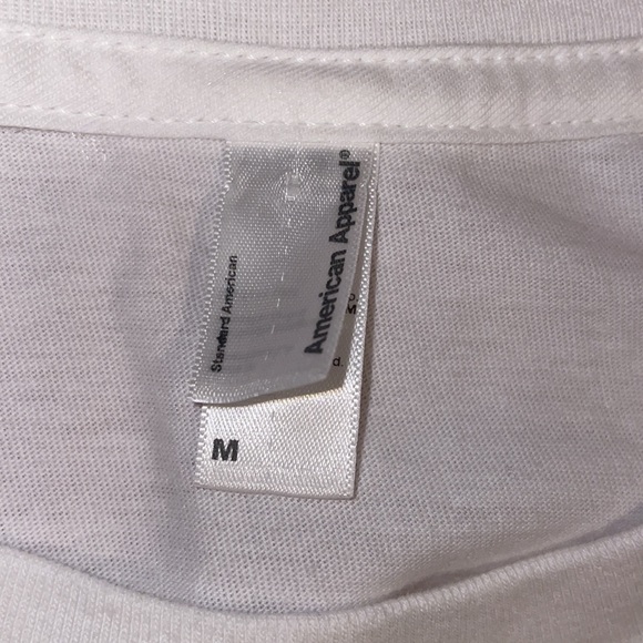 🐷🐖🐽NWOT GoVeg.com Piggy short sleeve shirt by American Apparel - Picture 4 of 4